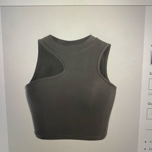 Cider Asymmetrical Crop Top